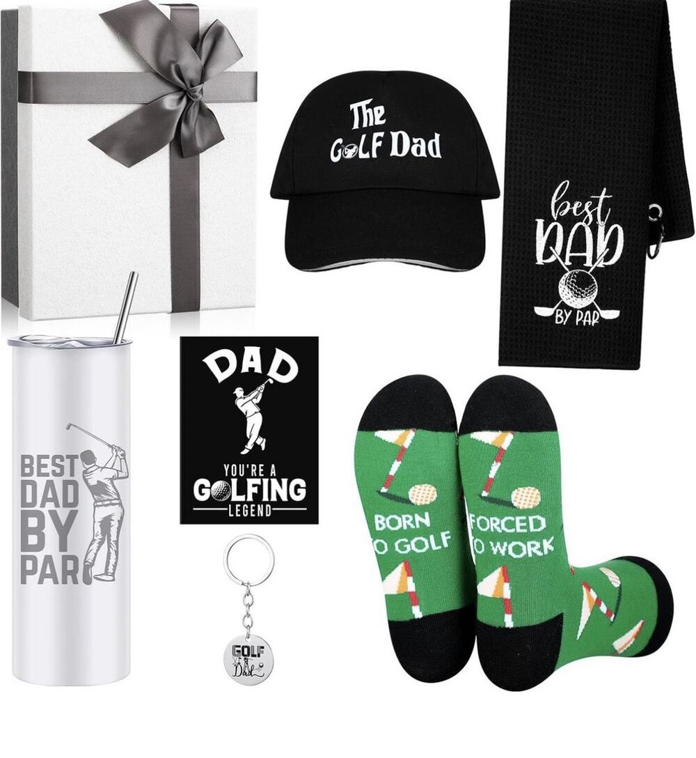 7 Pcs Golf Gifts for Men Dad Golfing Accessories